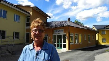 Birgitta Johansson på Kungshöjdens dagverksamhet har ett klappande hjärta för att förverkliga många av sina uppslag på Blåklockan.
