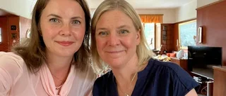 Ida Karkiainen levererar      