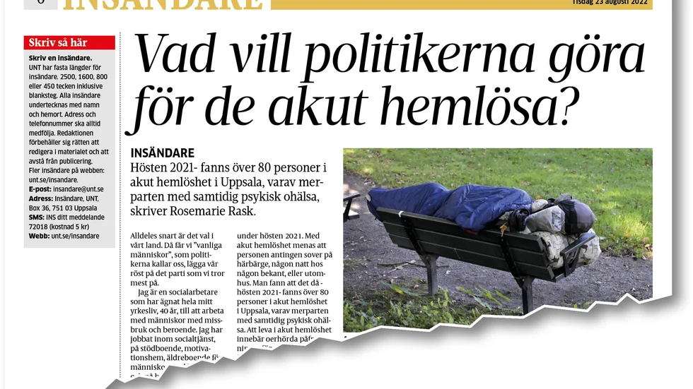 Från UNT den 23 augusti.