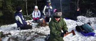 Lever som scouter under sportlovet