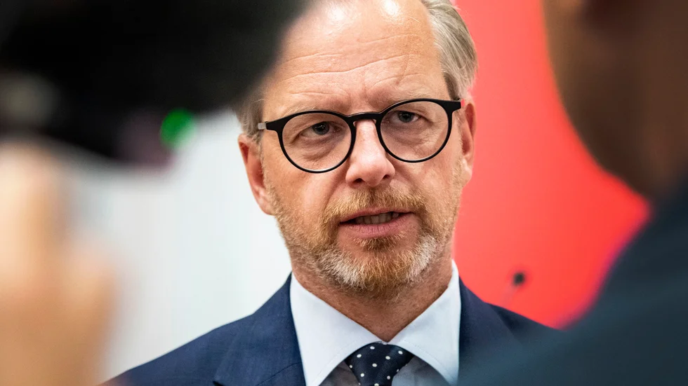 Finansminister Mikael Damberg (S) debatterade finanspolitik och skatter med övriga partiers ekonomisk-politiska talespersoner.