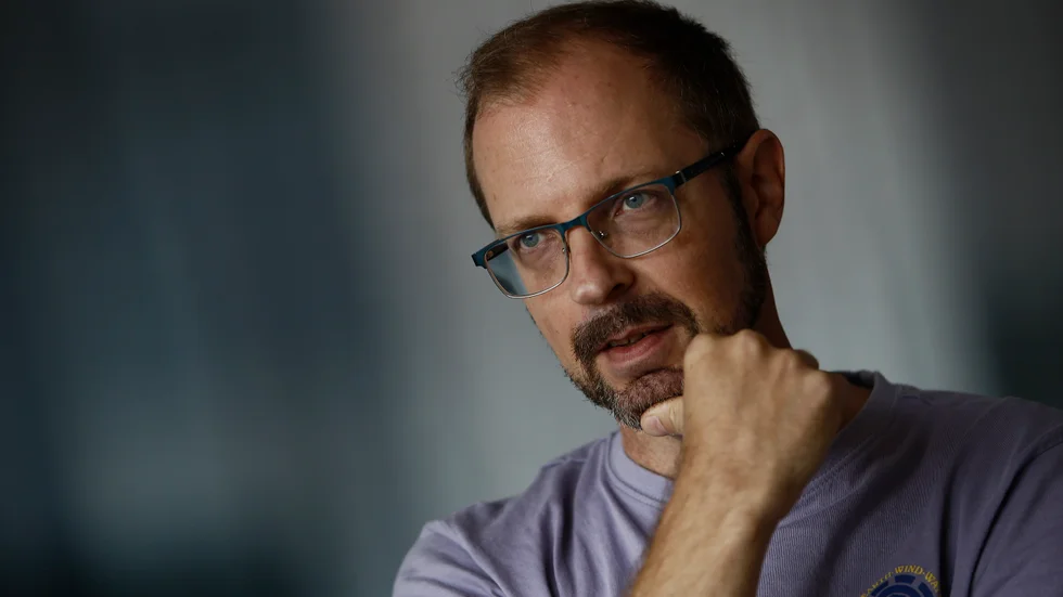 Robert Nordman är relativt nöjd med Miljöpartiets resultat i valet.