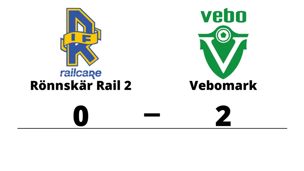 Rönnskär Railcare IF 2 förlorade mot Vebomarks IF