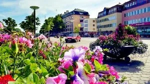 Bilfritt. Nästa vecka fattar tekniska nämnden beslut om Fiskaretorget ska vara avstängt för trafik under två eller tre veckor i sommar. Foto: Anders Steiner