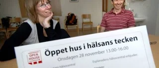 Hälsocentraler visar upp sig