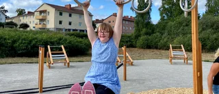Nu har Katrineholm fått ett till utegym: "Jag gillar typ allt"