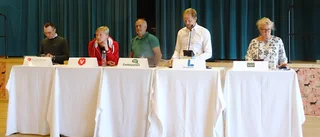 Enig valdebatt – utan frågor från åhörarna