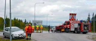 Trafikolycka på E10
