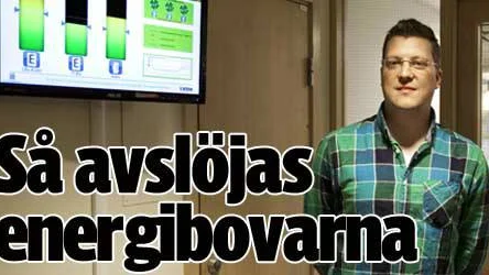 TorbjÃ¶rn KÃ¶rlof, energisamordnare pÃ¥ LuleÃ¥ kommun, hoppas att pedagogiken med skÃ¤rmar som visar de olika avdelningsarnas energifÃ¶rbrukning ska minska energifÃ¶rbrukningen.