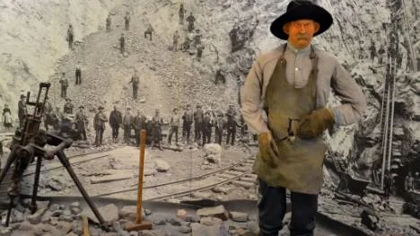 Gruvmuseét i Malmberget har slagit besöksrekord i sommar. Här Kung Oscar-gruvan år 1895.                            FOTO: Marie Ridderströrm