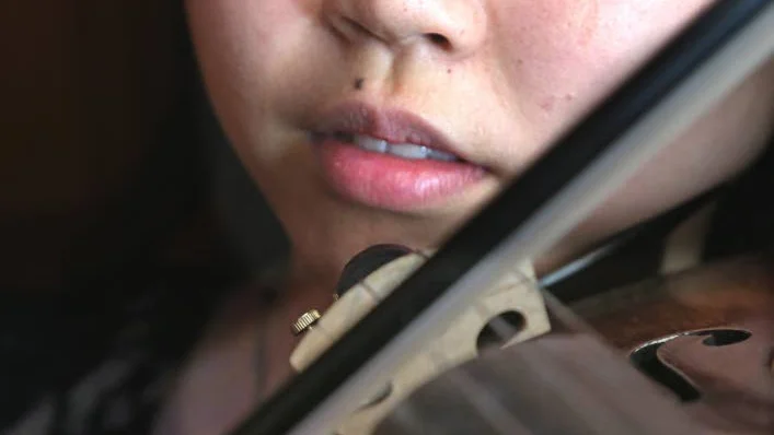 Stipendiat. Linnea Lin fick årets guldstipendiat för sitt pianospelande.