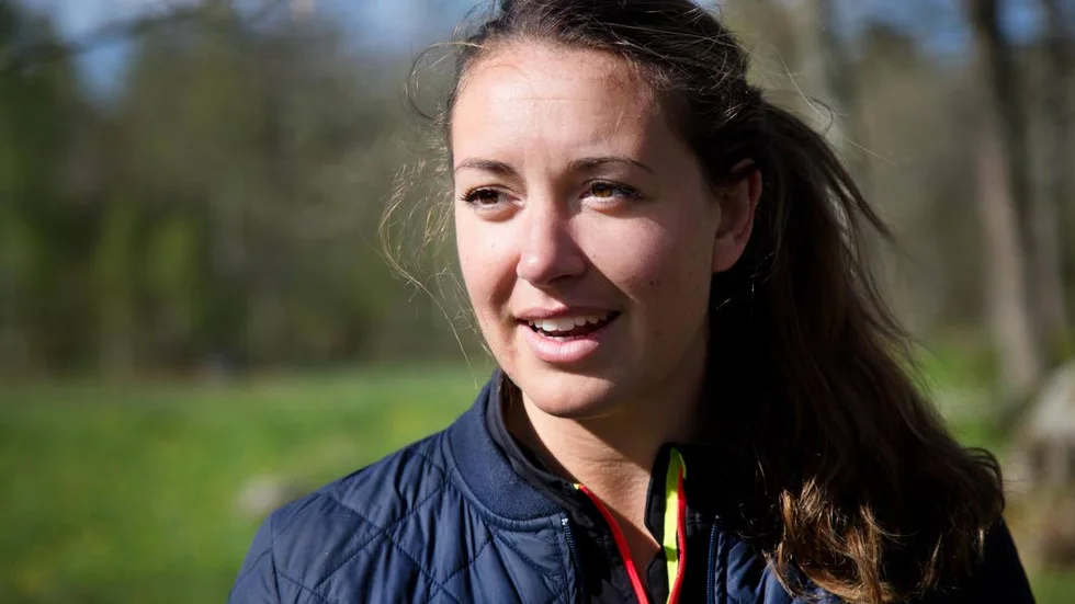 Ljus framtid. Frida Bertilsson hoppas att en ny vandringsled ska kunna bidra till att göra landsbygden mer attraktiv.