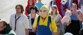 Cosplayparaden hamnade i centrum
