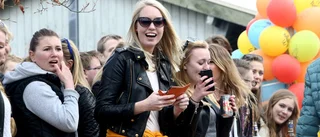 Här tävlar studenterna i högklackat