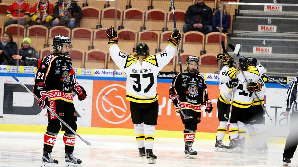 Chockstart. Brynäs tog ledningen efter bara 46 sekunder.