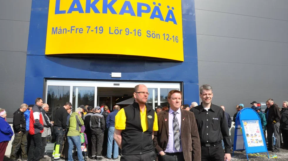STÄNGS. Klang och jubel när Lakkapää öppnade i Gällivare i maj 2012. På tisdagen kom beskedet att Lakkapää 
Sverige AB begärts i konkurs.
