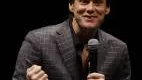 Canadian actor Jim Carrey introduces his new film 'I Love You Phillip Morris' at a screening during the 62nd International film festival in Cannes, southern France Monday, May 18, 2009. (AP Photo/Joel Ryan)