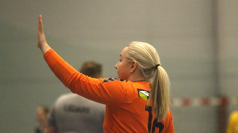 Gökstens målvakt Eveline Klingberg fick priset som matchens lirare under söndagen då hon gjorde många snygga räddningar i andra halvleken mot Bolton.