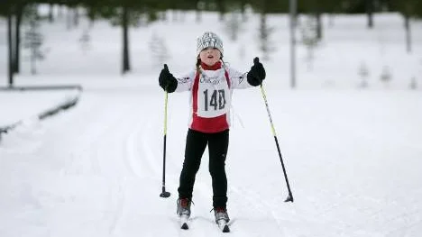 Filip Öberg, Kalix SK, har sina knep i skidspåren: att ha roligt, inte sluta kämpa och att tänka att han är på upploppssträckan i OS. Det funkade bevisligen under helgens Överkalixspelen.