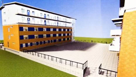 Så här blir påbyggnaden på Norra strandgatan, som ger 30 nya lägenheter.
