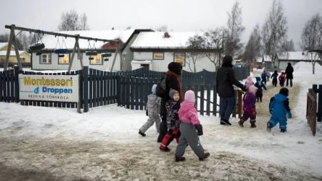 Montessorifriskolan Droppen i Haparanda. FOTO: Pär Bäckström