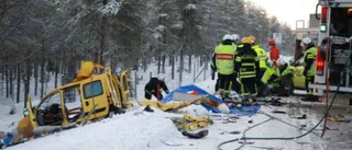 Man allvarligt skadad i trafikolycka