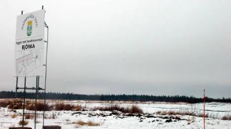 Efter årsskiftet planerar Masku att dra igång byggnationen av en 7000 kvadratmeter stor handelsbyggnad på Björka i Haparanda. FOTO: linda danhall