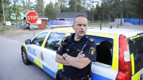 Polisinspektör Krister Österstedt var på plats efter att drunkningsolyckan inträffat och körde den chockade pappan till Sunderby sjukhus.  FOTO: Hans L. Olofsson