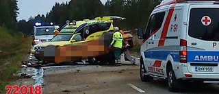 Man allvarligt skadad i olycka