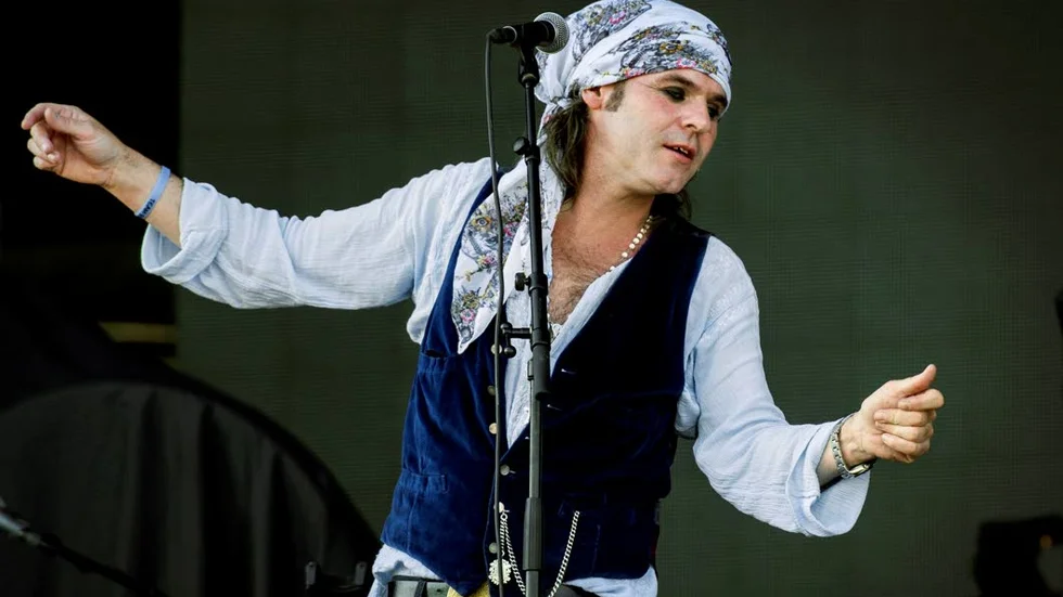 Quireboy. Sångaren Jonathan ”Spike” Gray.