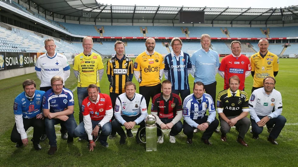 De allsvenska lagens tränare.