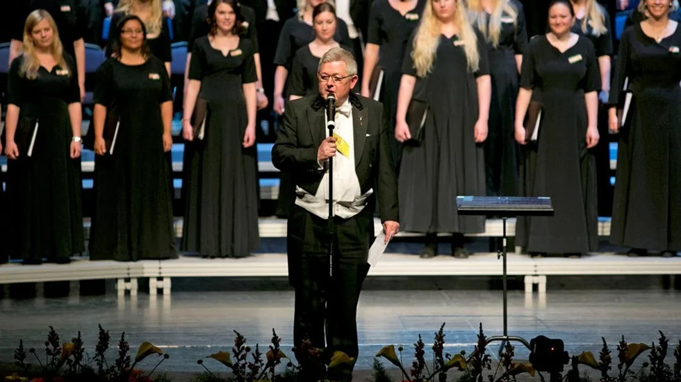 Fine – avskedskonsert för Hans Lundgren i Crusellhallen.