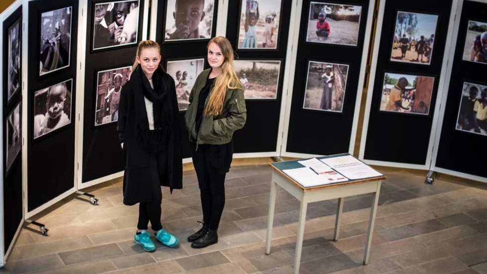 Josefine Levinsson och Alice Davidsson.