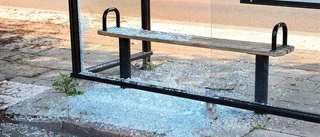 Busskurer vandaliserades