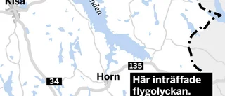 Man omkom i flygkrasch