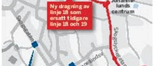 Tomt när bussen försvann