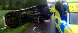 Trafikolycka på väg 210