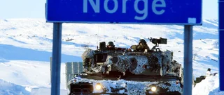 Norska stridsfordon tog sig in i Sverige