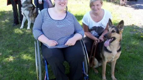 Maria Sundberg har haft hund och älskar dem. Hon uppskattar därför Bodens Bruksungdoms uppvisning där bland annat Linnea Björkman delltog med Prima.