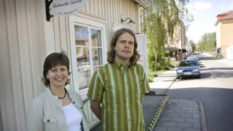 Camilla Vikström och Håkan Gyllbring leder den nybildade guideföreningen. FOTO: Kurt Engström