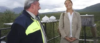 Kronprinsessan på besök i Abisko