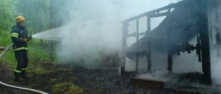 Boda i Vittjärv brann ner