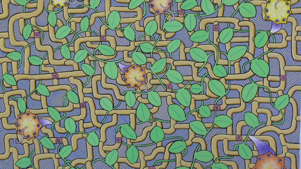 "Pipe Dream", akryl.