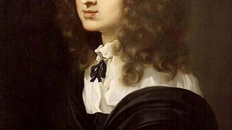 Drottning Kristina (1626-1689). Målning av Sébastien Bourdon.