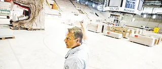 Mitt i bygget av Coop Arena