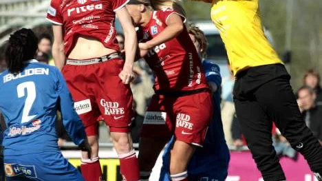 Trots förlusten skapade Piteå en del chanser.