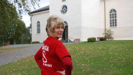 "Vi socialdemokrater har en radikal kristendomstolkning. Kristendom handlar om kärlek, homofobi om rädsla och okunskap. Vi vill ha en kyrka som står upp för kärleken", säger Irene Gustafsson.FOTO: Lena Tegström