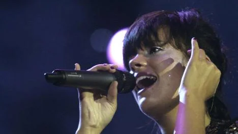 Till årets affischnamn på Göteborgsfestivalen Way Out West hör bland annat den brittiska sångerskan Lily Allen. Foto: Darko Vojinovic/Scanpix