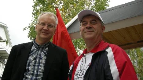 Förre finansministern Pär Nuder besöker Piteå, Boden, Haparanda och Luleå för att stödja S-riksdagskandidaten Sven-Erik Buchts krysskampanj.