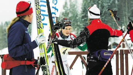Jennie Öberg kom åtta på den första UVM-dagen.